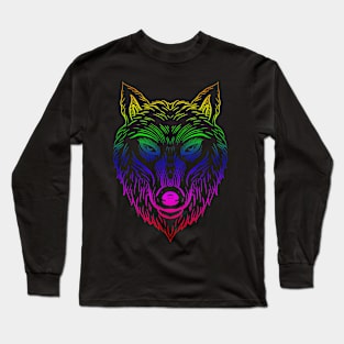 Pride Wolf LGBTQIA Long Sleeve T-Shirt